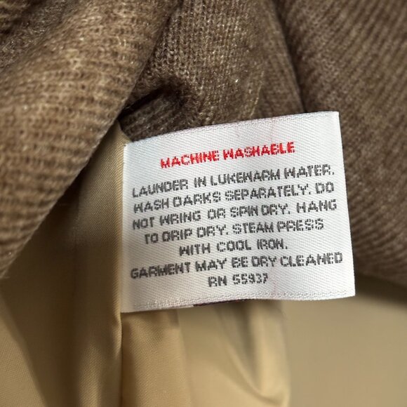 Men's Tan Trench Coat - Picture 11 of 15